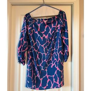 Lilly Pulitzer off shoulder dress